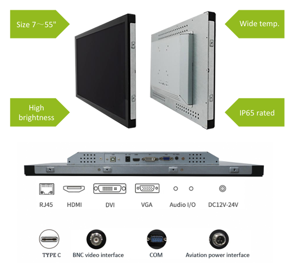 Benutzerdefinierte Touch-Monitore